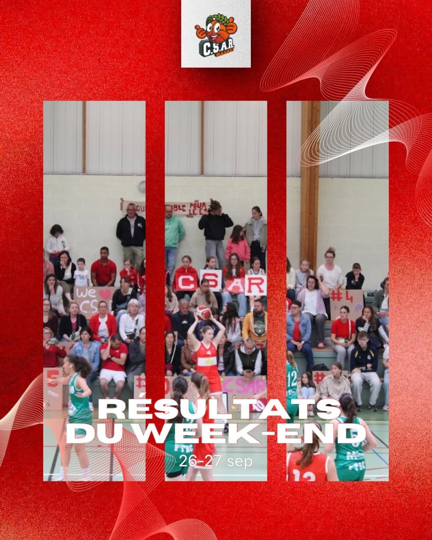 Résultats du week end